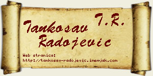 Tankosav Radojević vizit kartica